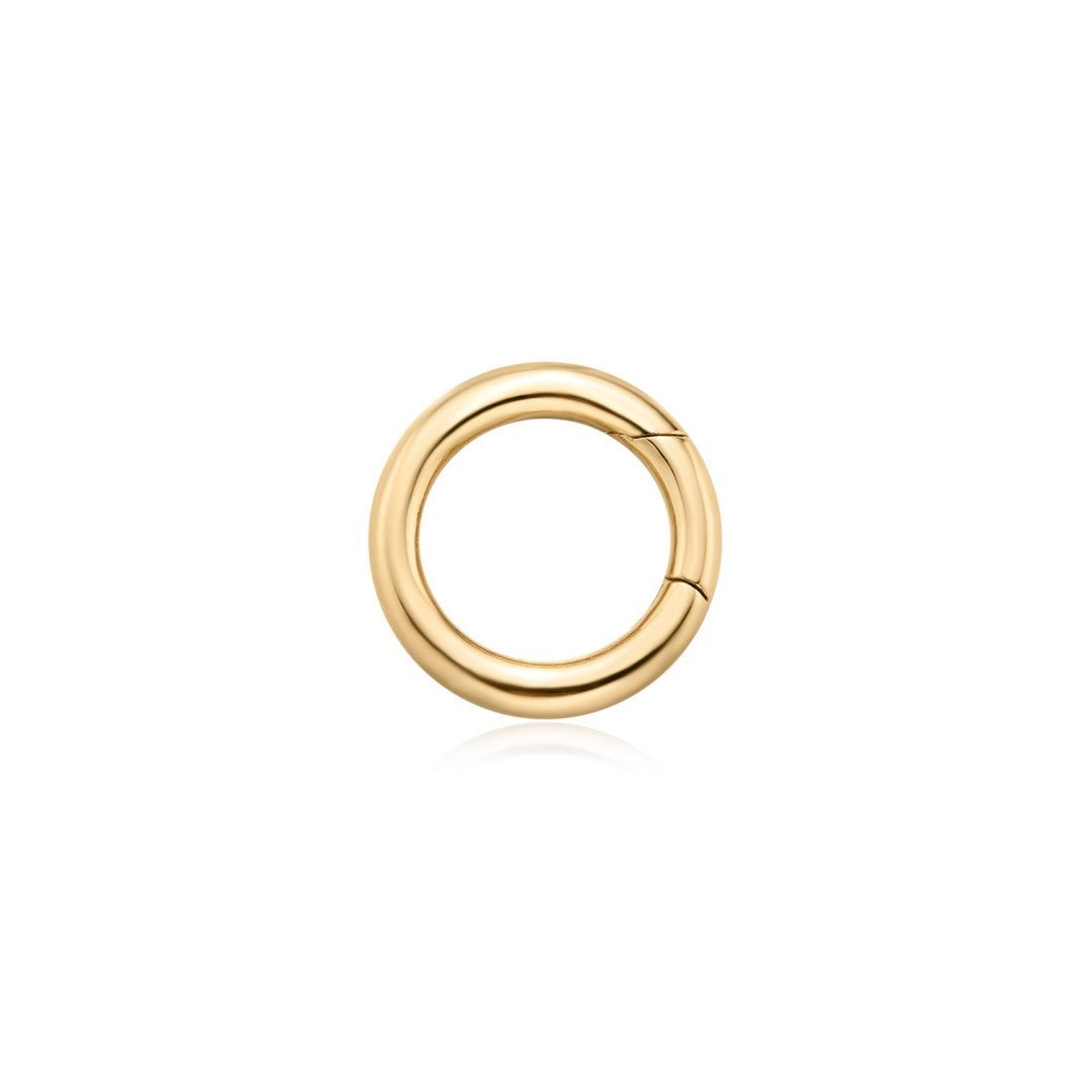 Thick Round Gold Clicker Clasp