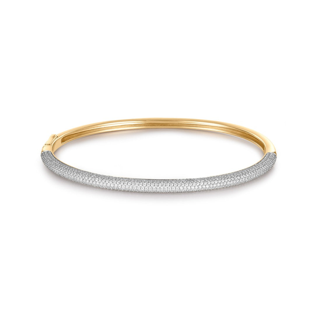 Full Pavé Lab-Grown Diamond Bangle