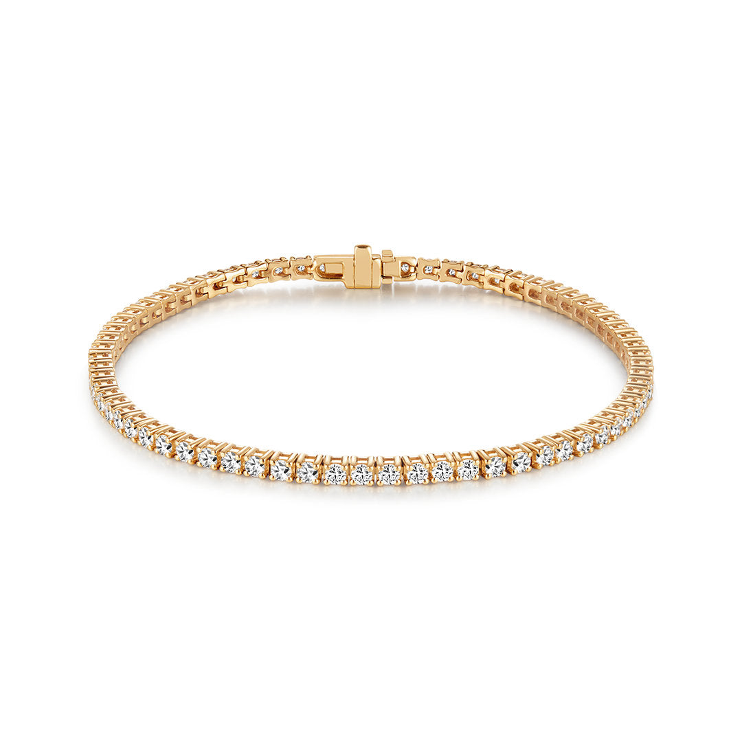 Classic Round Lab-Grown Diamond Tennis Bracelet