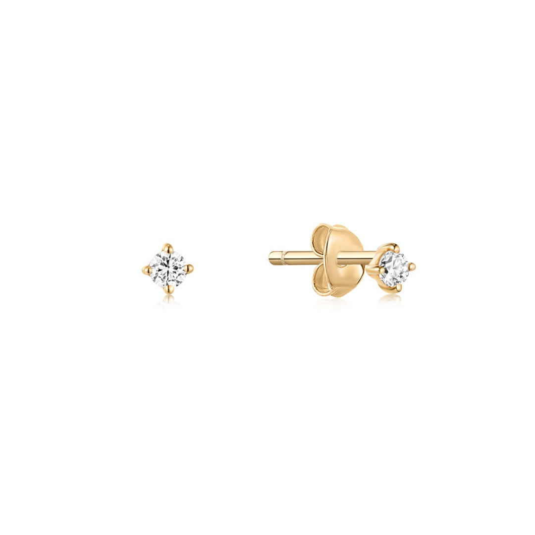 2.1 MM Classic 4-Prong Lab-Grown Diamond Studs