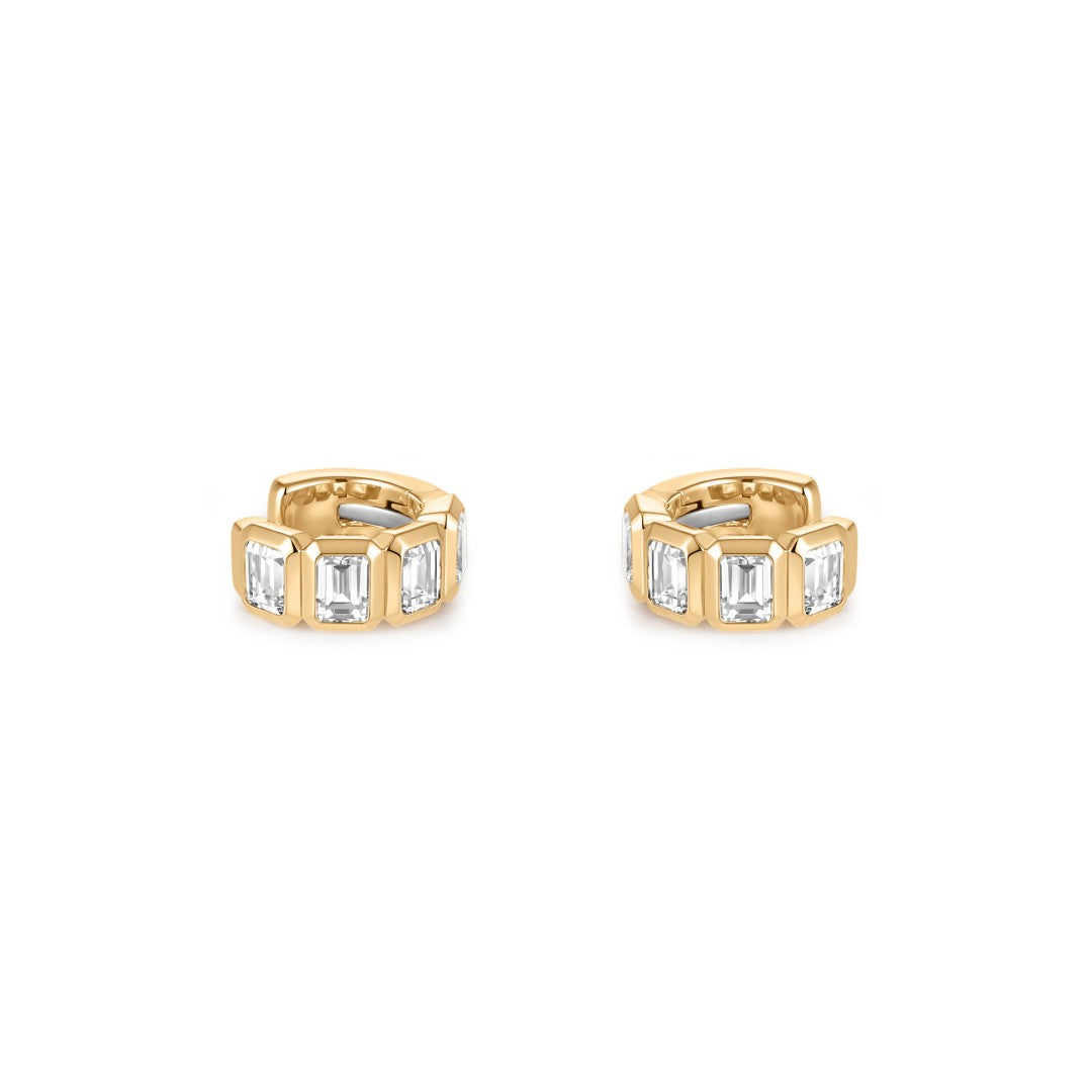 Emerald-Cut Lab-Grown Diamond Ear Cuff