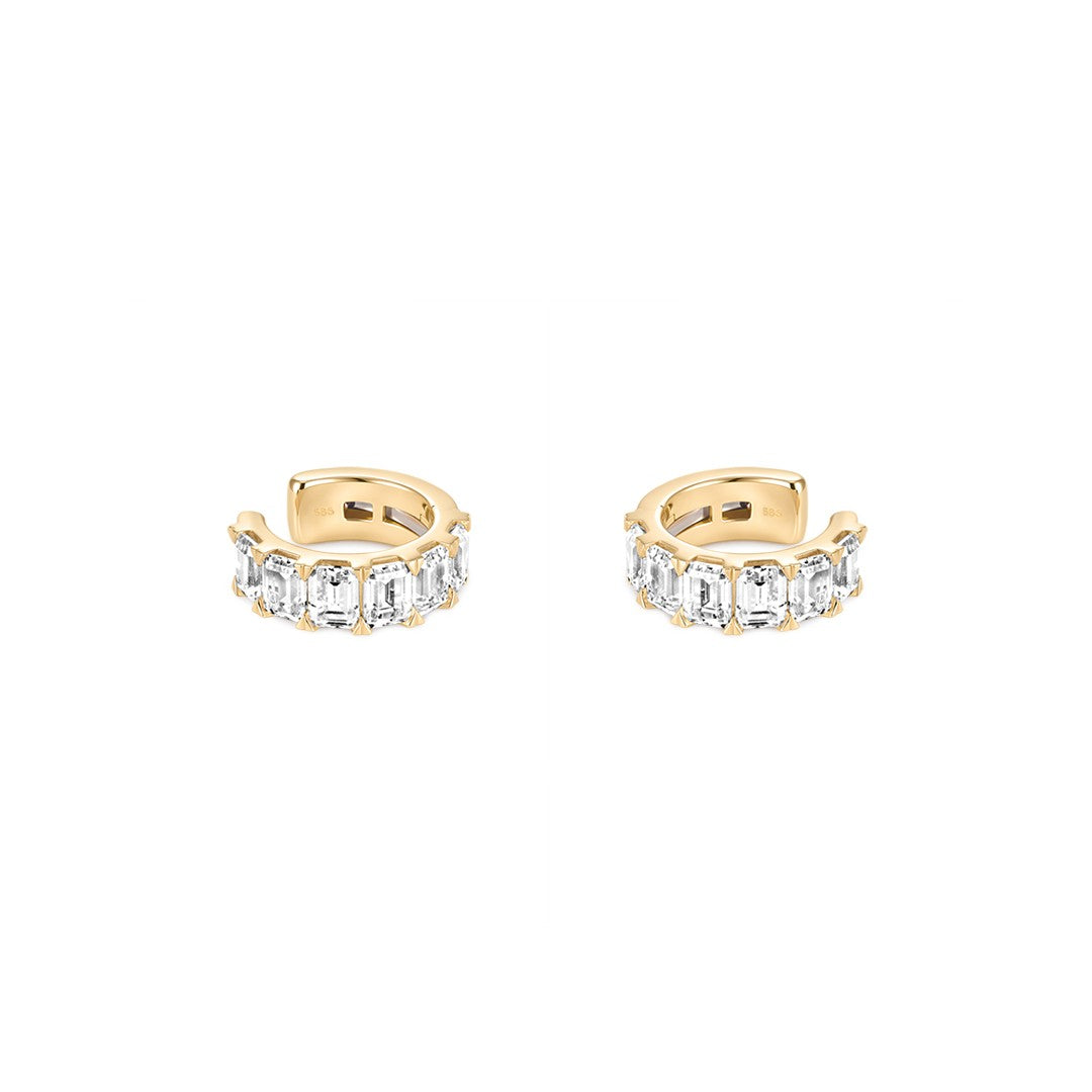 Baguette Lab-Grown Diamond Ear Cuff