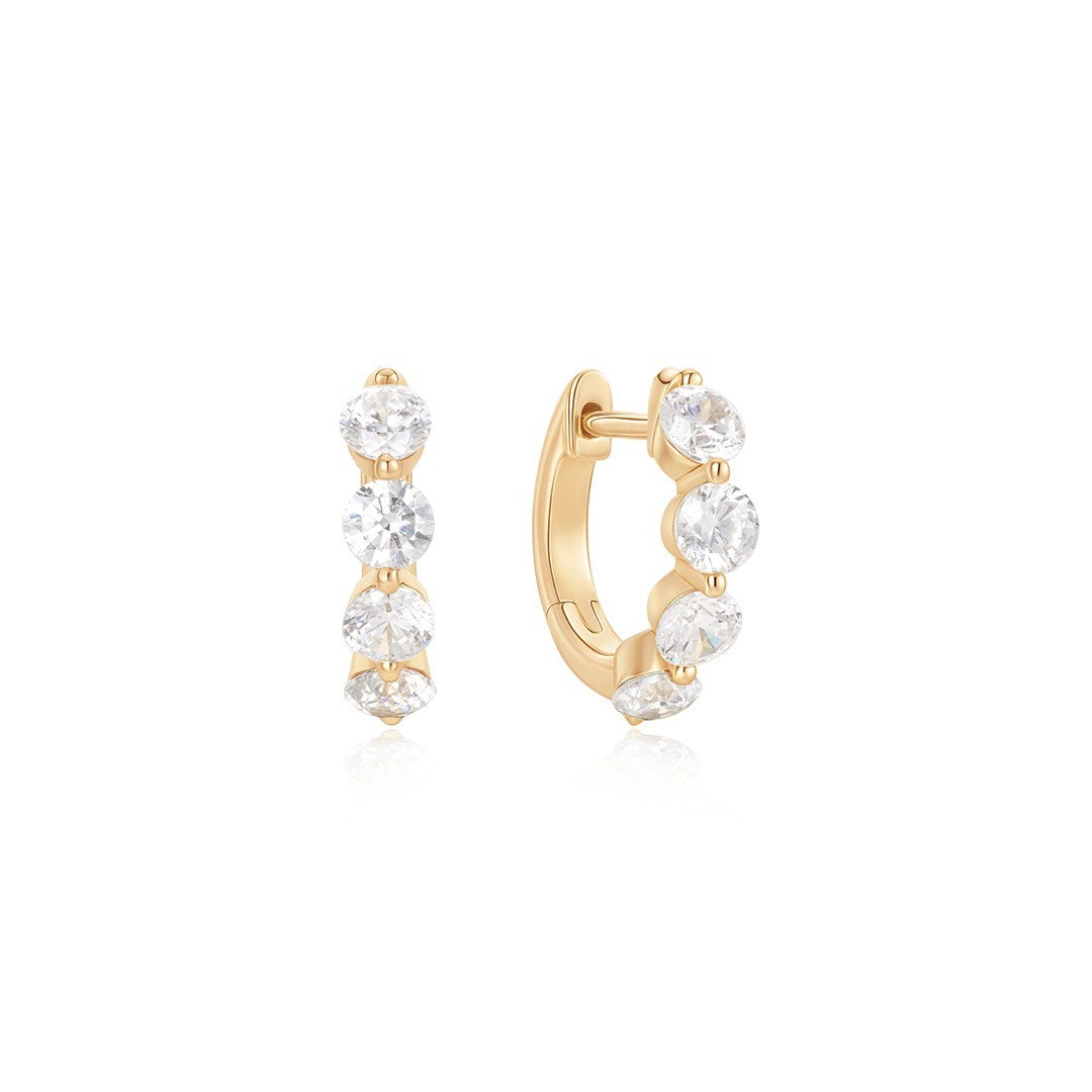 Lab-Grown Diamond Huggie Earrings