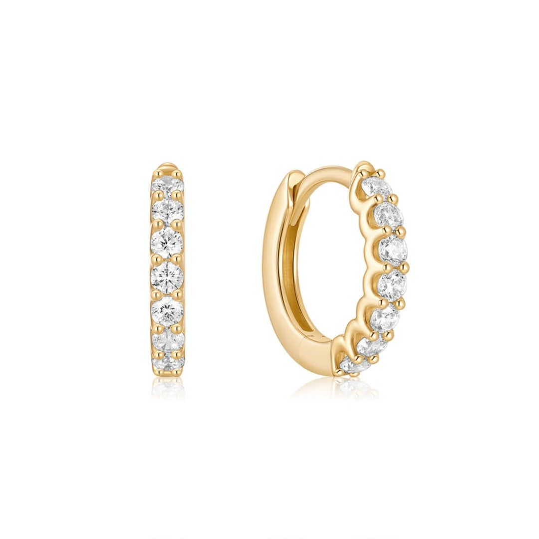 Lab-Grown Diamond Pavé Huggie Earrings