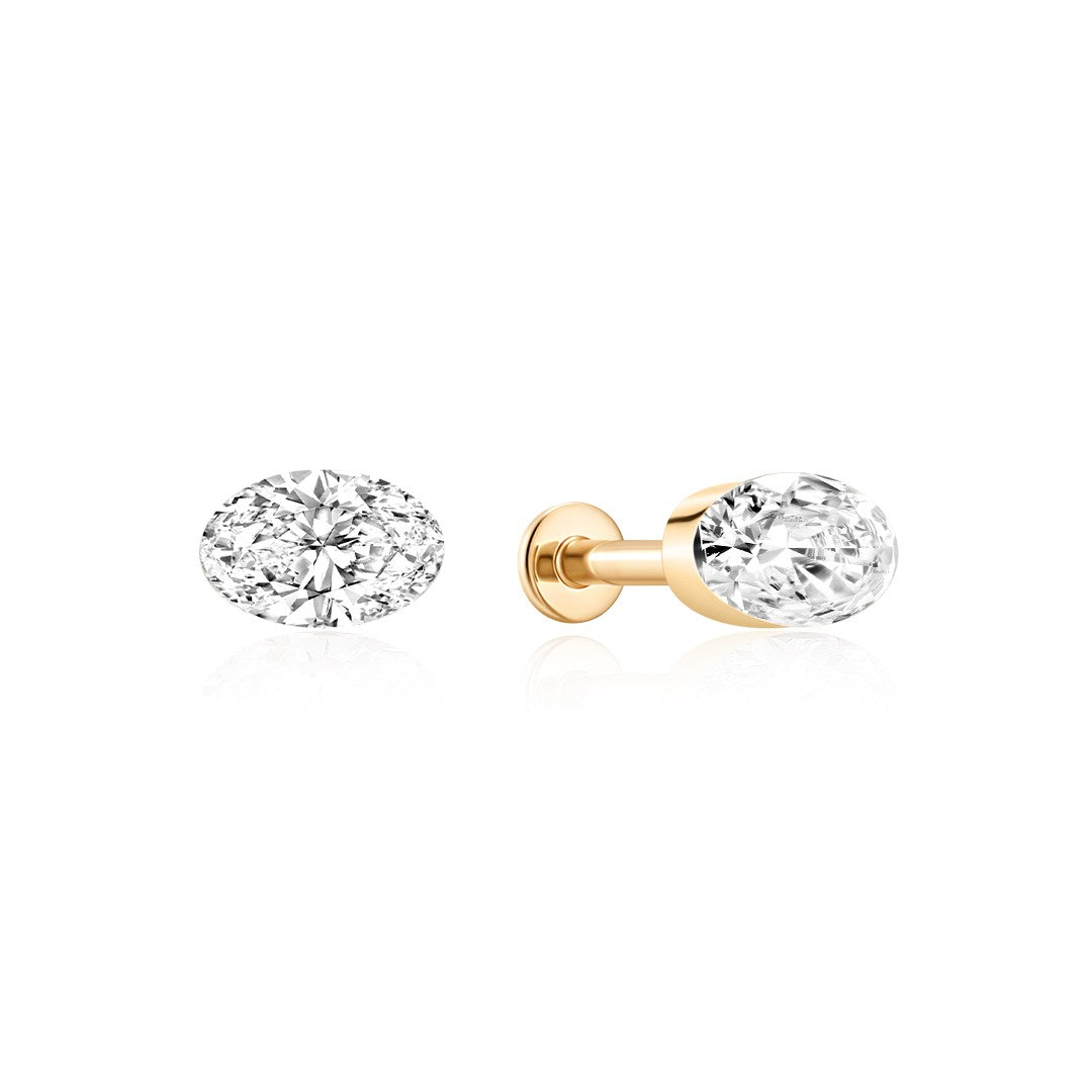 Oval Lab-Grown Diamond Studs