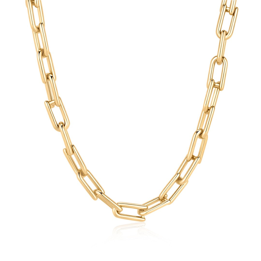 Open-Link Accessory Chain Necklace