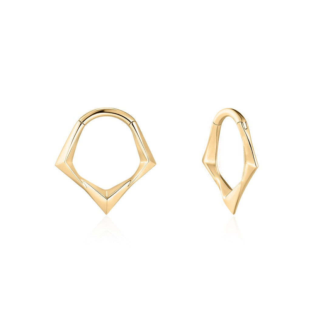 Geometric Pointed Clicker Hoop