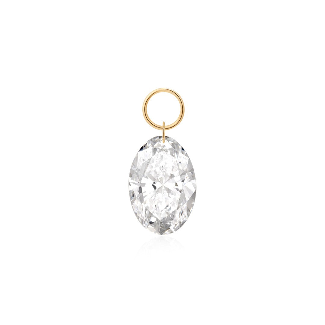 Floating Lab-Grown Diamond Charm