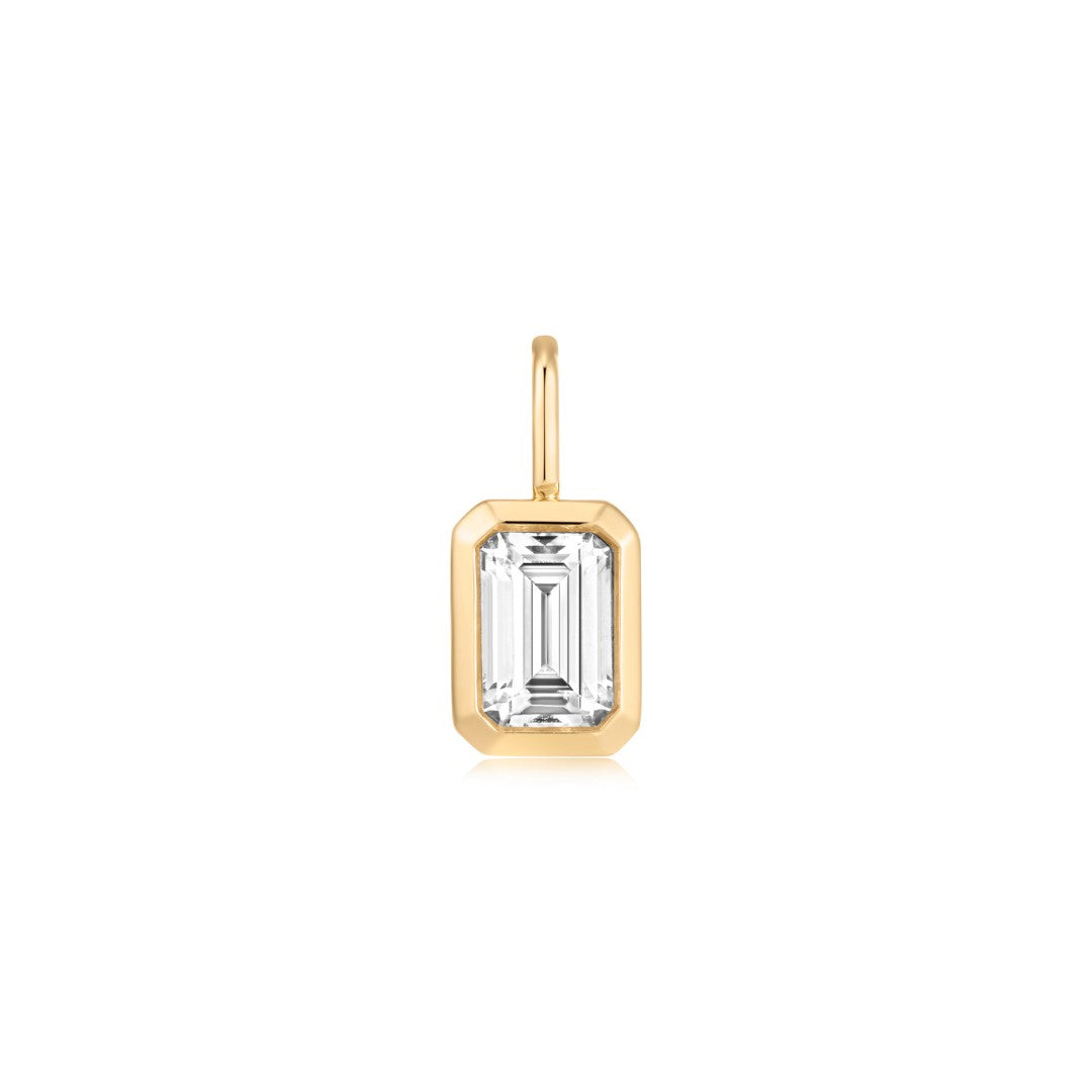 Emerald-Cut Lab-Grown Diamond Pendant