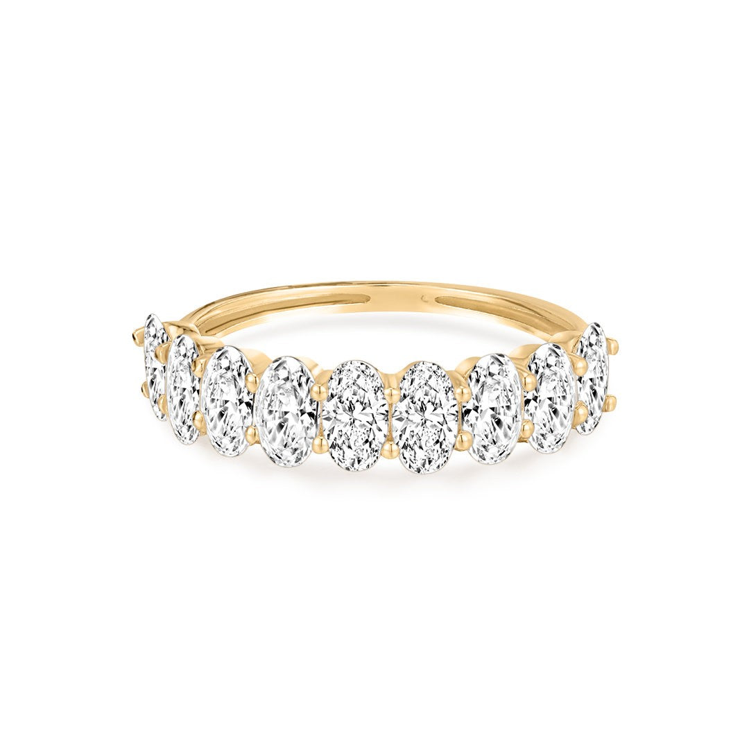 Oval Lab-Grown Diamond Eternity Band