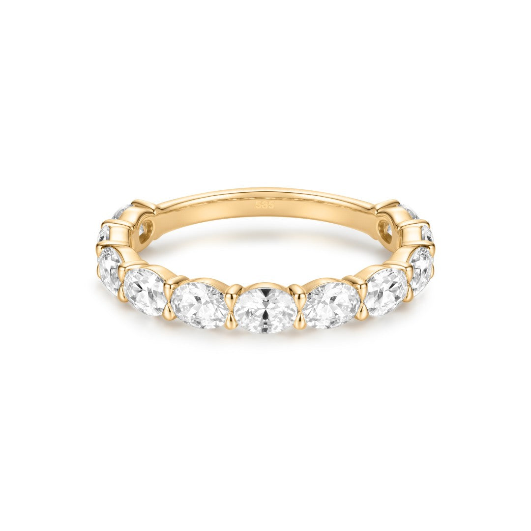 Oval Eternity Band – Lab-Grown Diamonds