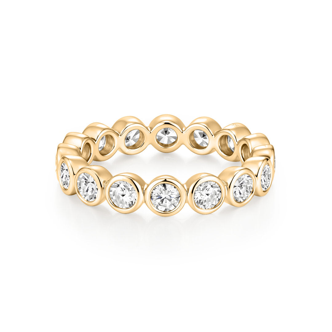 Full Bezel Diamond Band – Lab-Grown Diamonds
