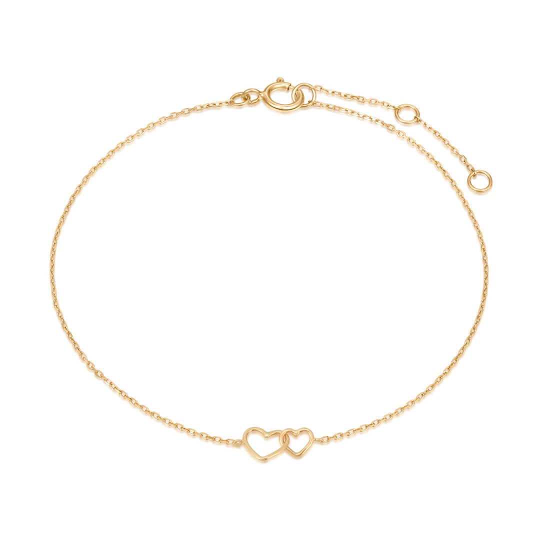 Linked Heart Bracelet