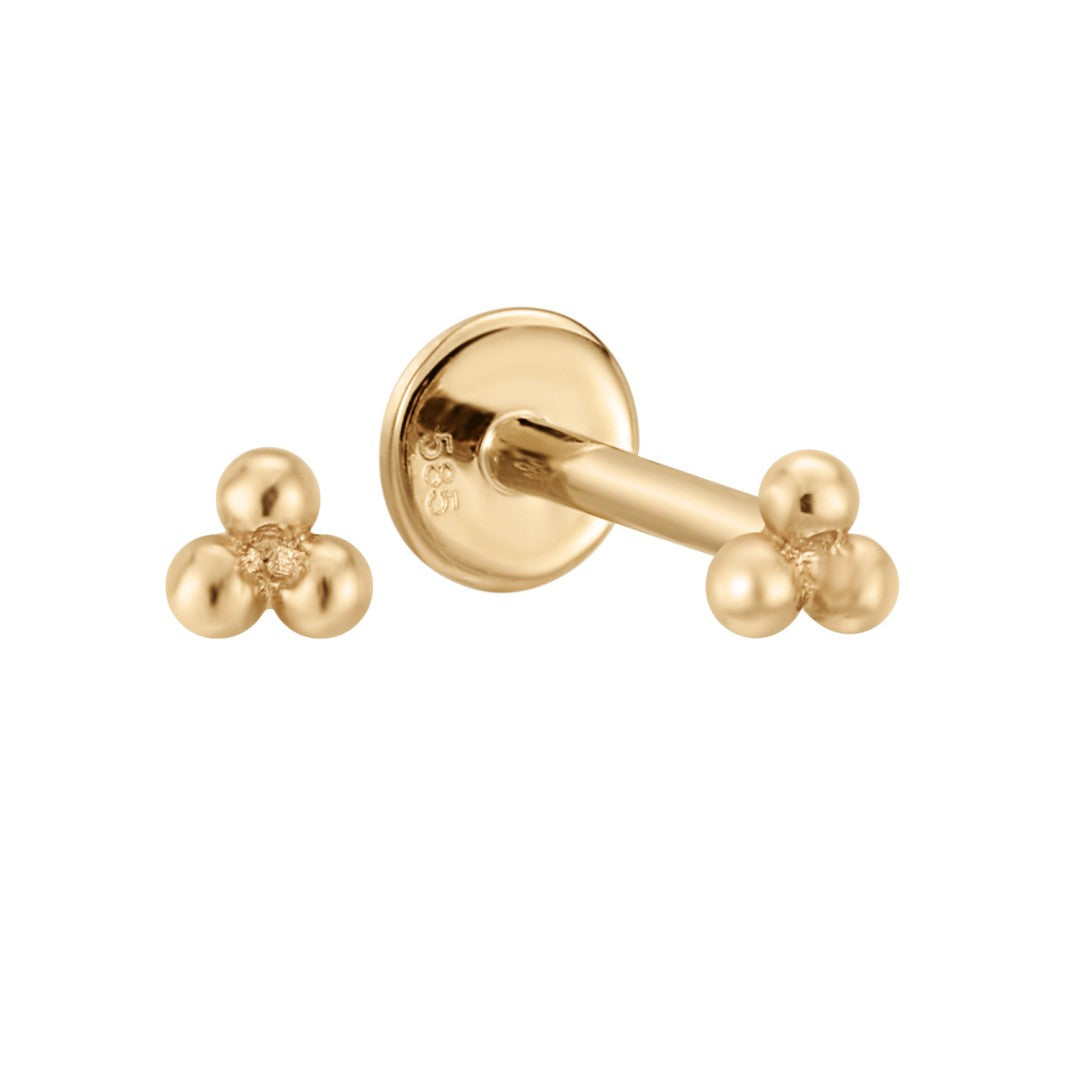 Minimal Bead Cluster Flatback Stud