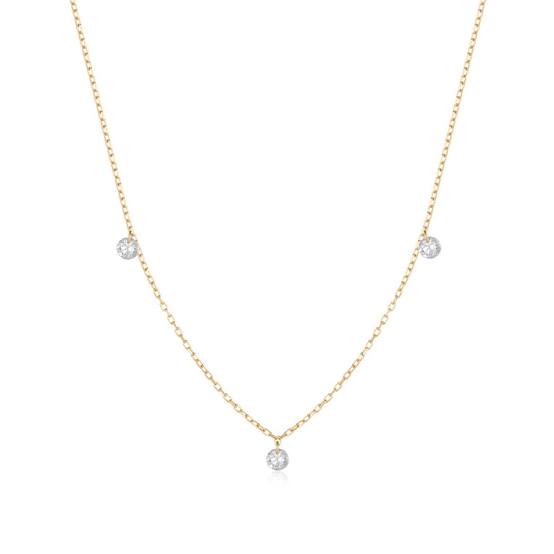 Floating Lab-Grown Diamond Necklace