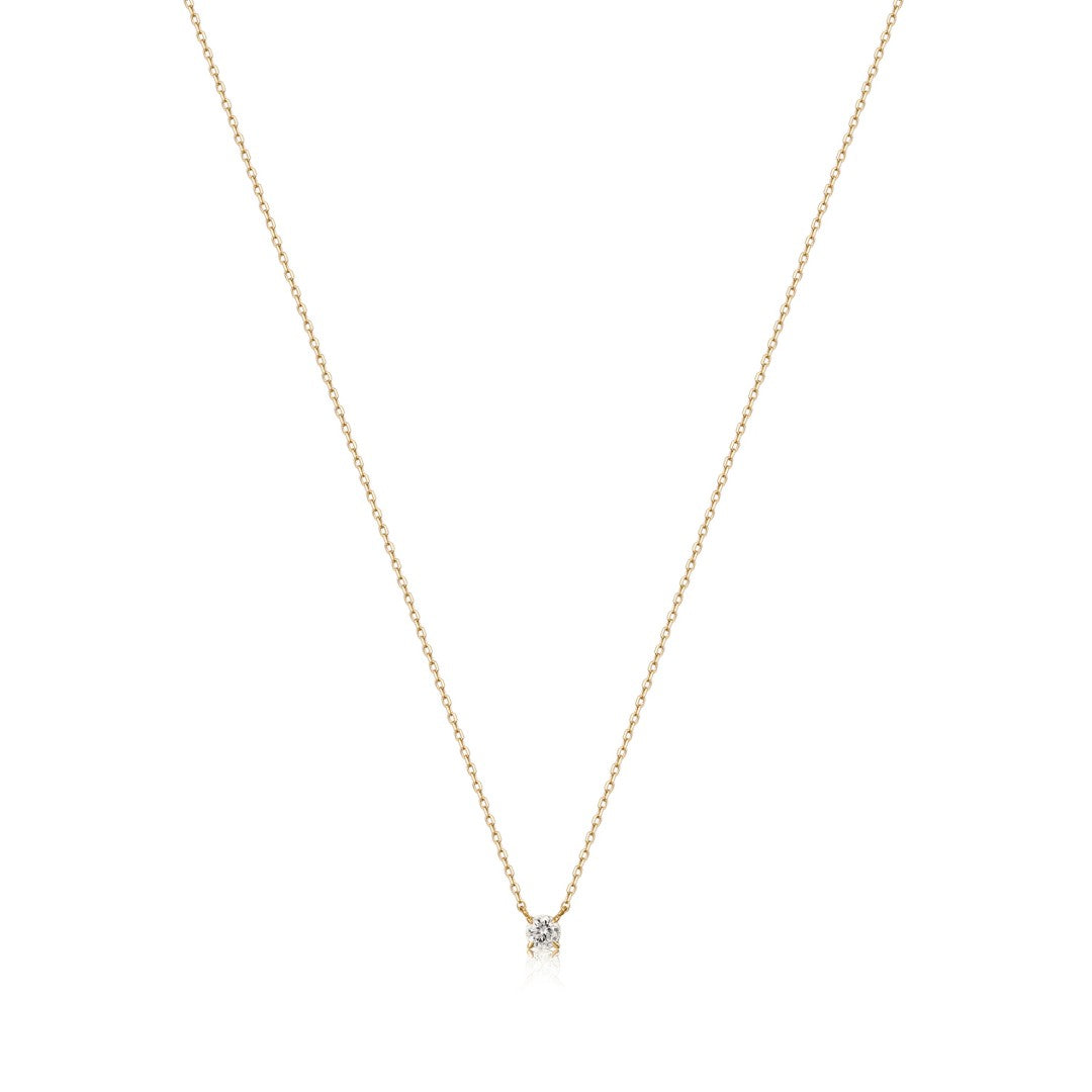 Lab-Grown Diamond Classic Prong Solitaire Pendant Necklace