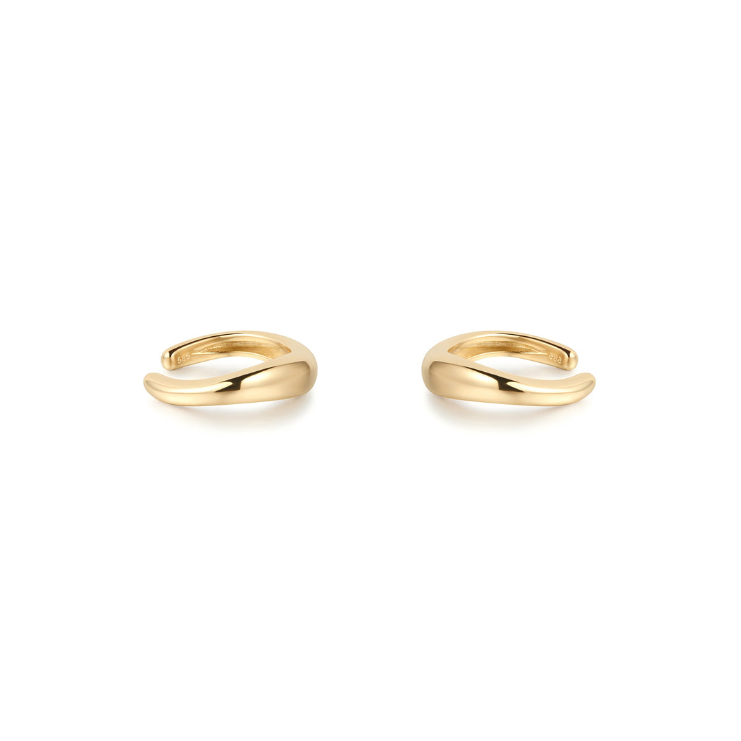 Sculptural Gold Ear Cuff