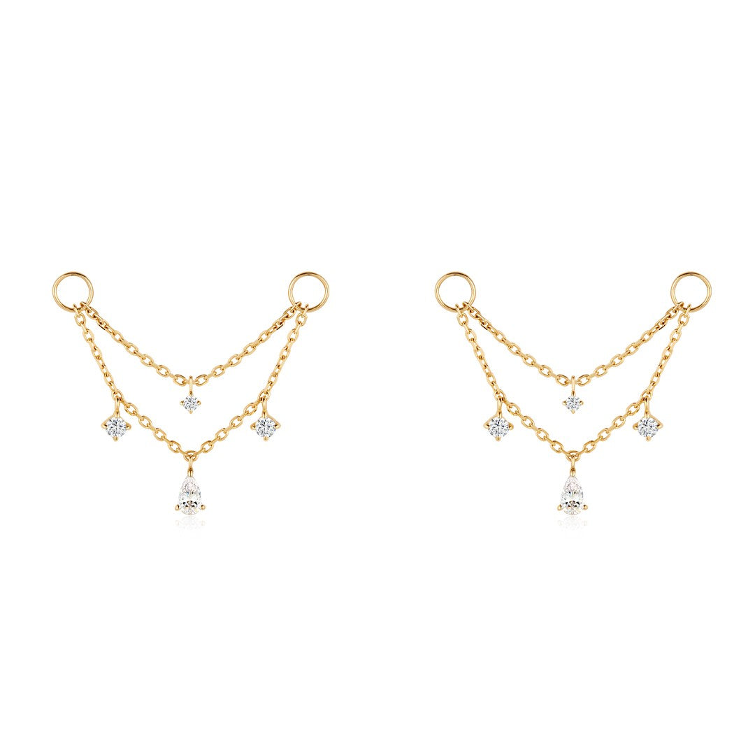 Lab Grown Diamond Chain Connector Charm