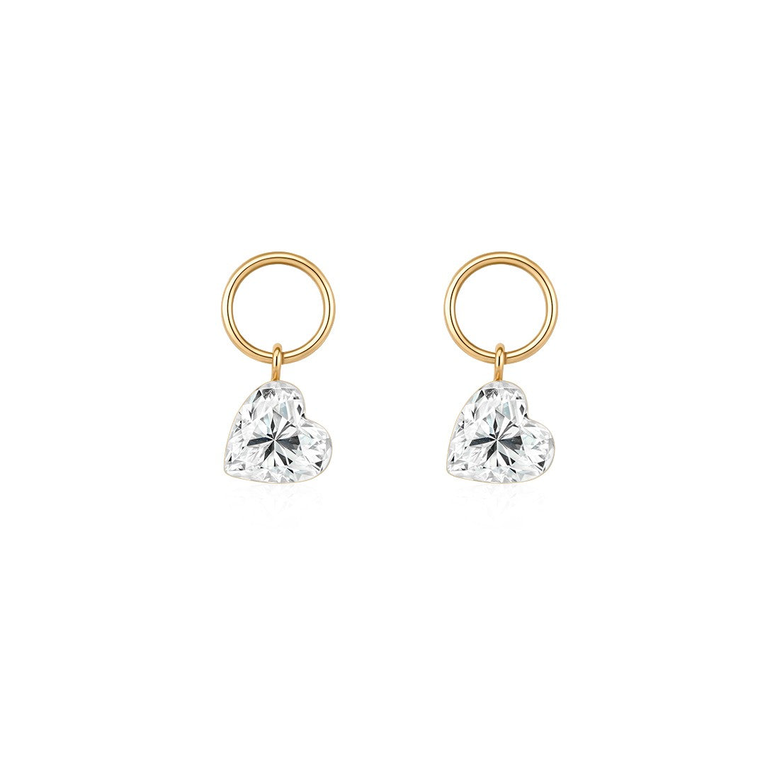 Symbolic Heart Lab-Grown Diamond Charm