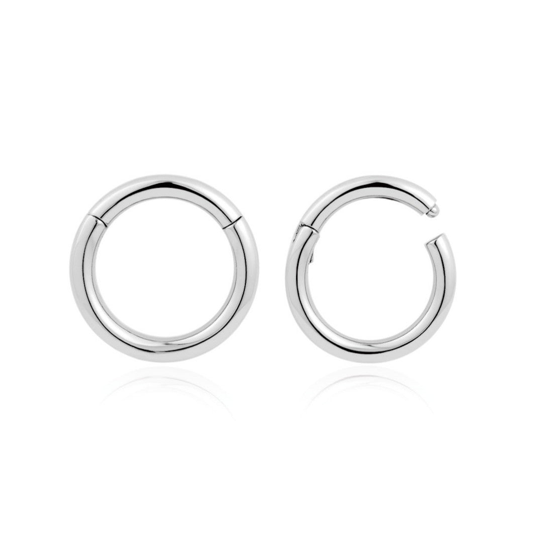9.5mm Gold Piercing Clicker Hoop