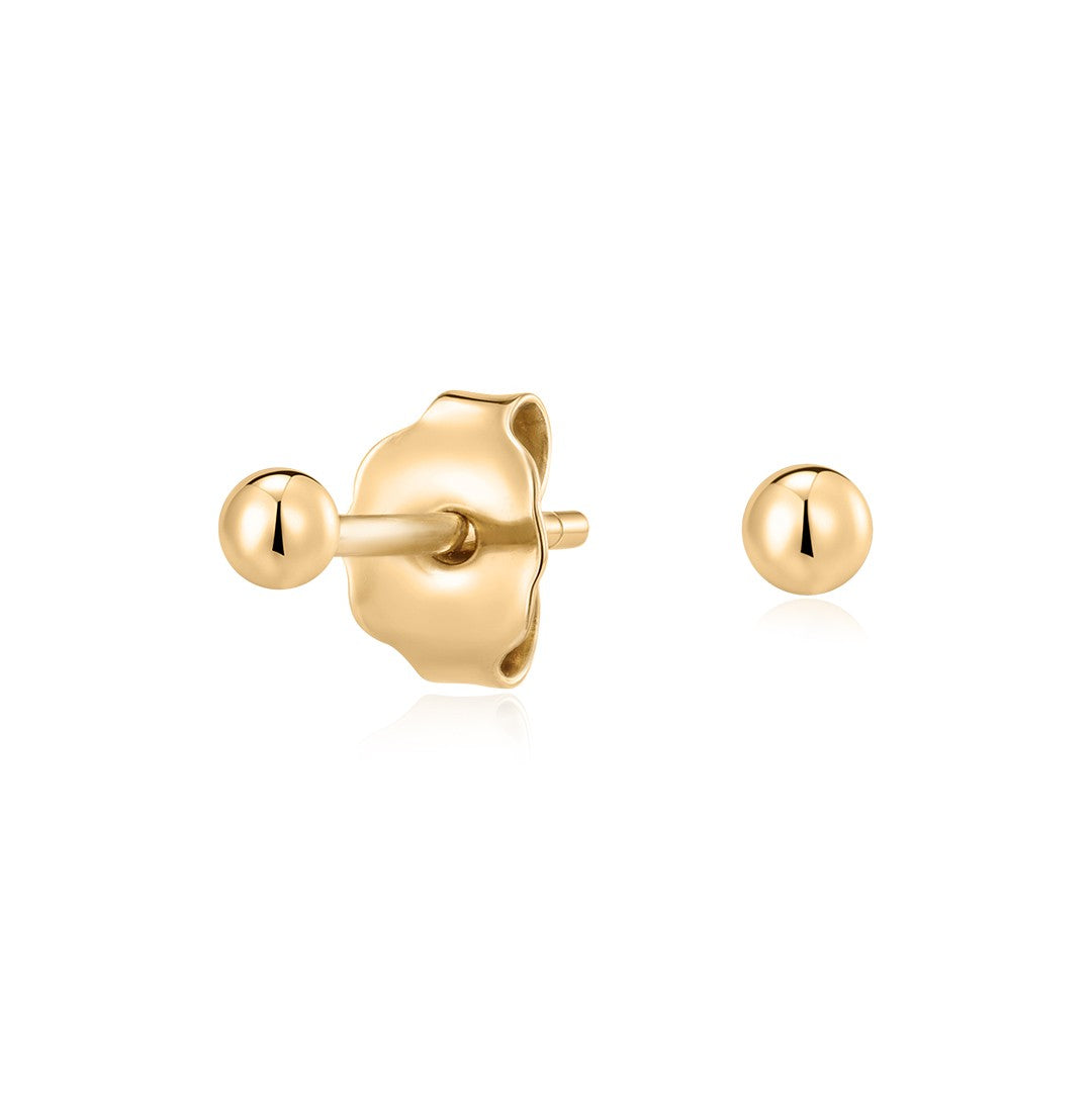 Essentials Gold Ball Stud Earrings