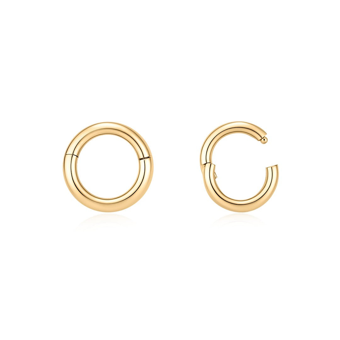 5mm Gold Piercing Clicker Hoop