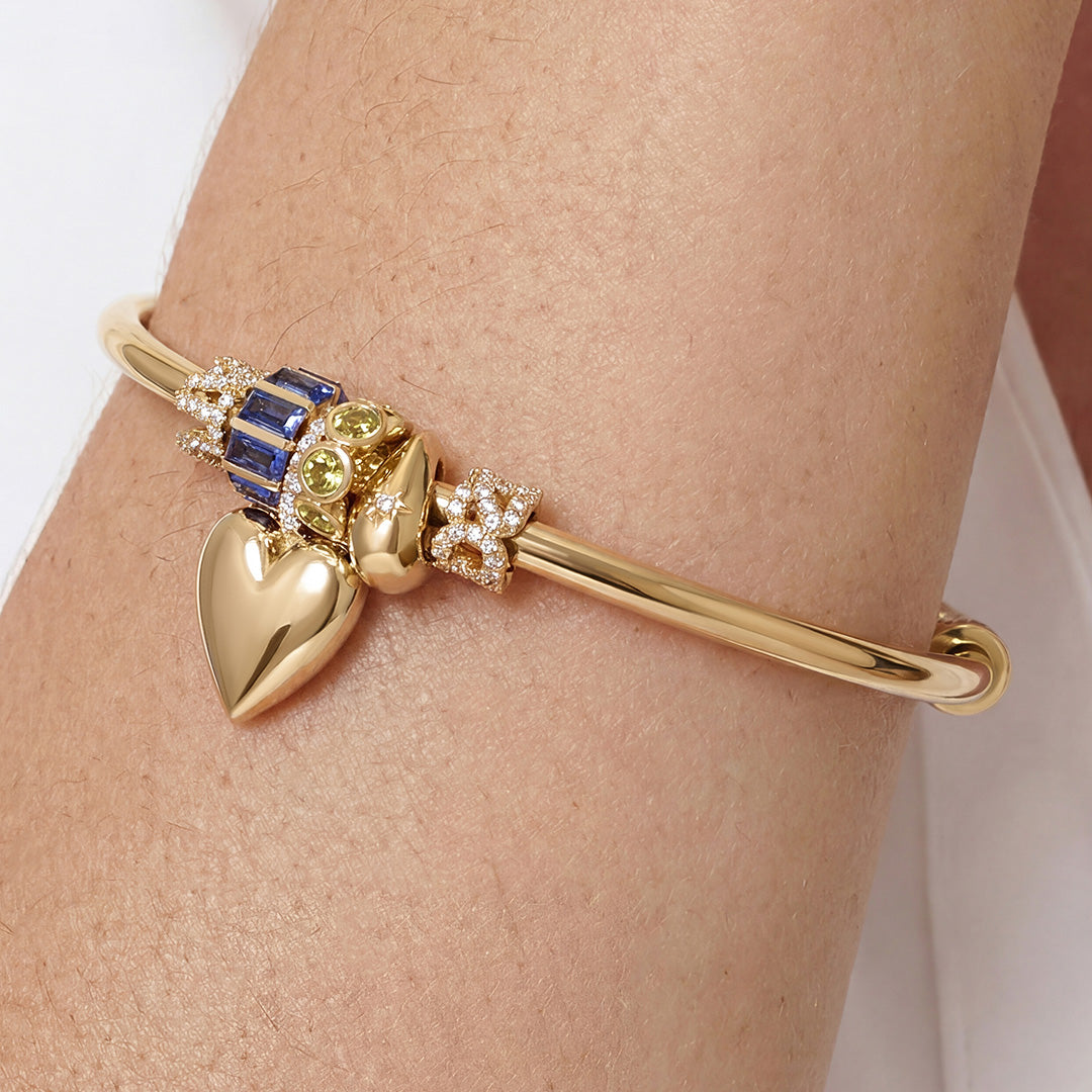 Lab-Grown Diamond Baguette Chain Charm