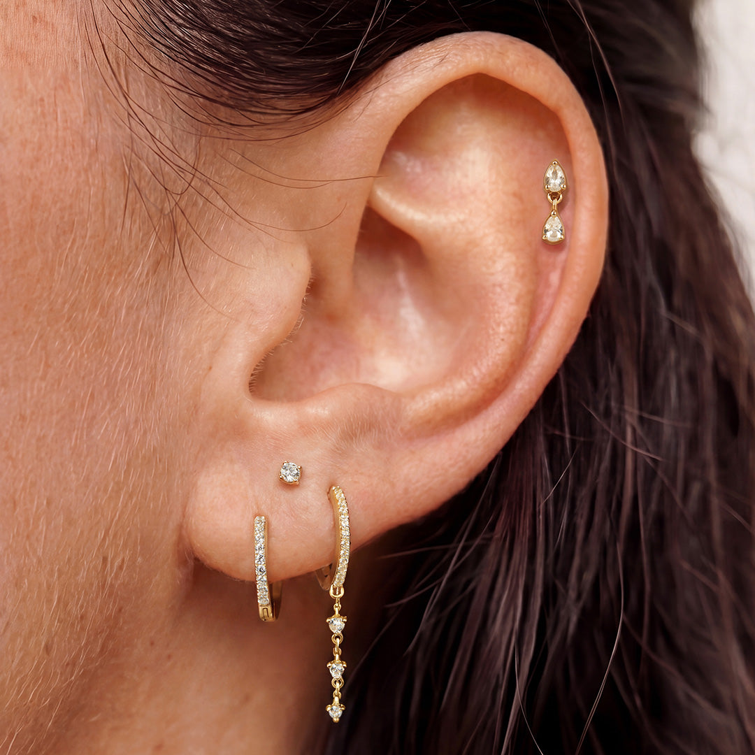 2.1 MM Classic 4-Prong Lab-Grown Diamond Studs