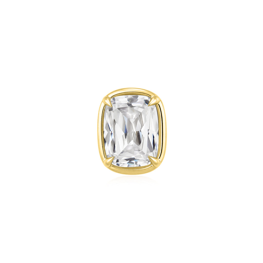 3.5ct Cushion Diamond Collet Setting