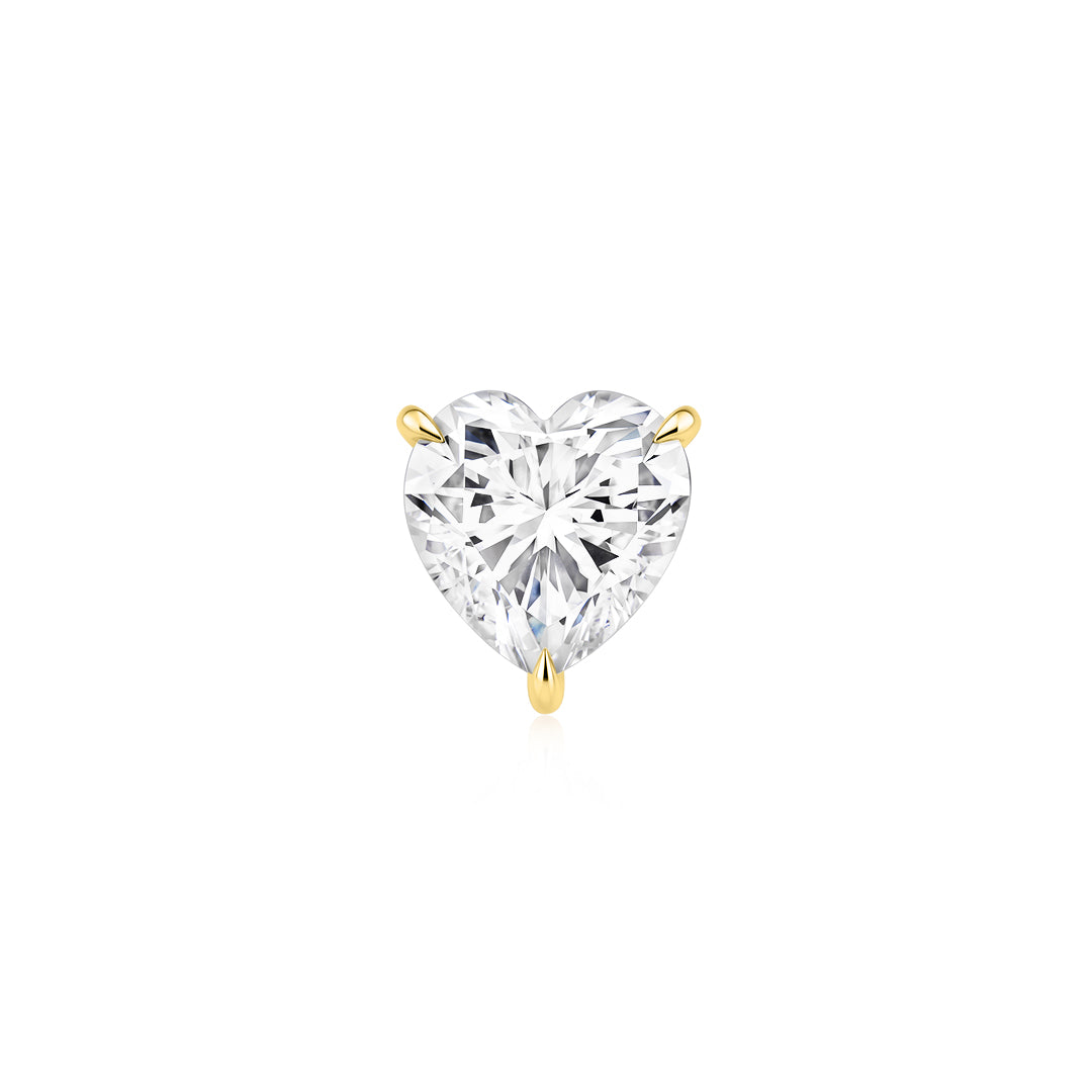 4.15ct Heart-Cut 3-Prong Hidden Halo