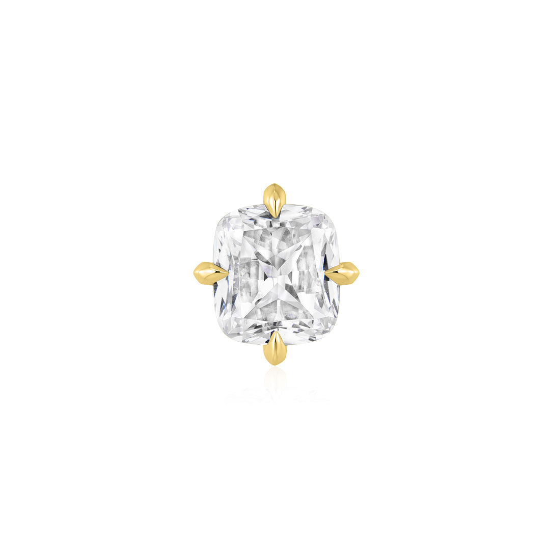 3ct Radiant-Cut 4-Prong Basket Setting