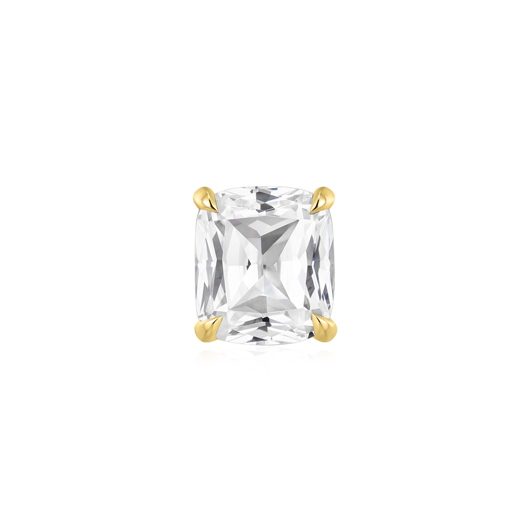 4.6ct Cushion-Cut 4-Prong Hidden Halo