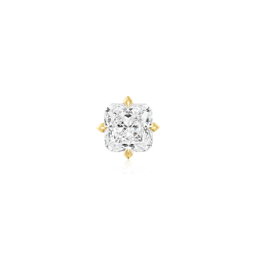 3ct Cushion-Cut 4-Prong Hidden Halo