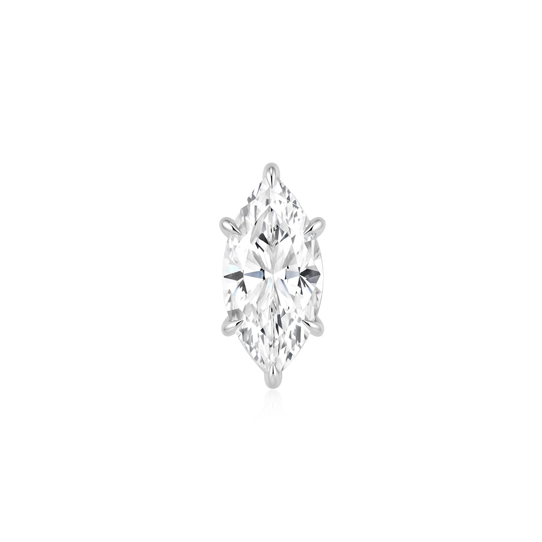 4.5ct Marquise-Cut 6-Prong Floating Hidden Diamond Basket Setting