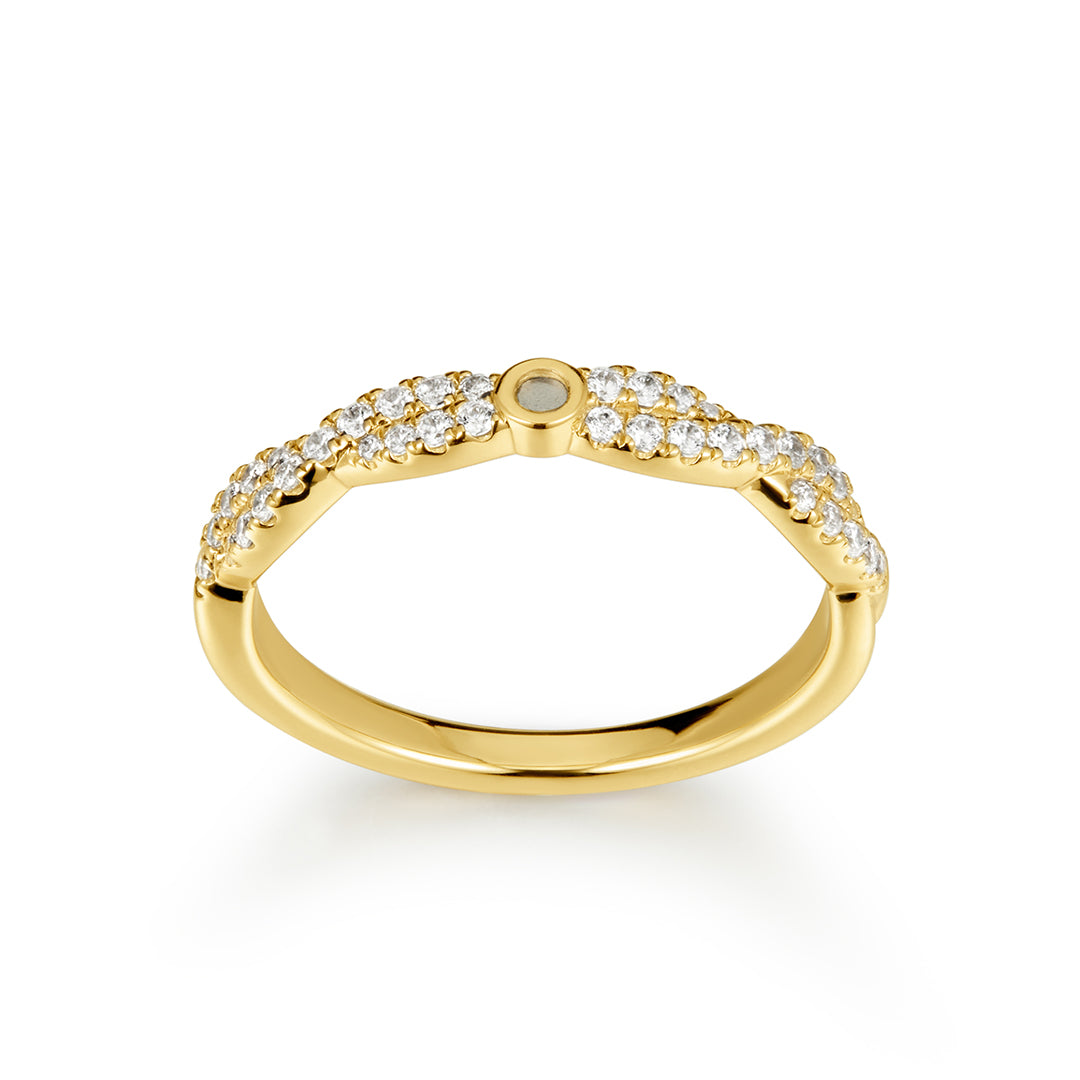 Infinity Diamond Pavé Peg Shank