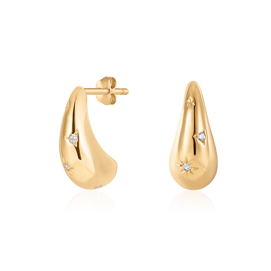 Scattered Star Natural Diamond Earrings