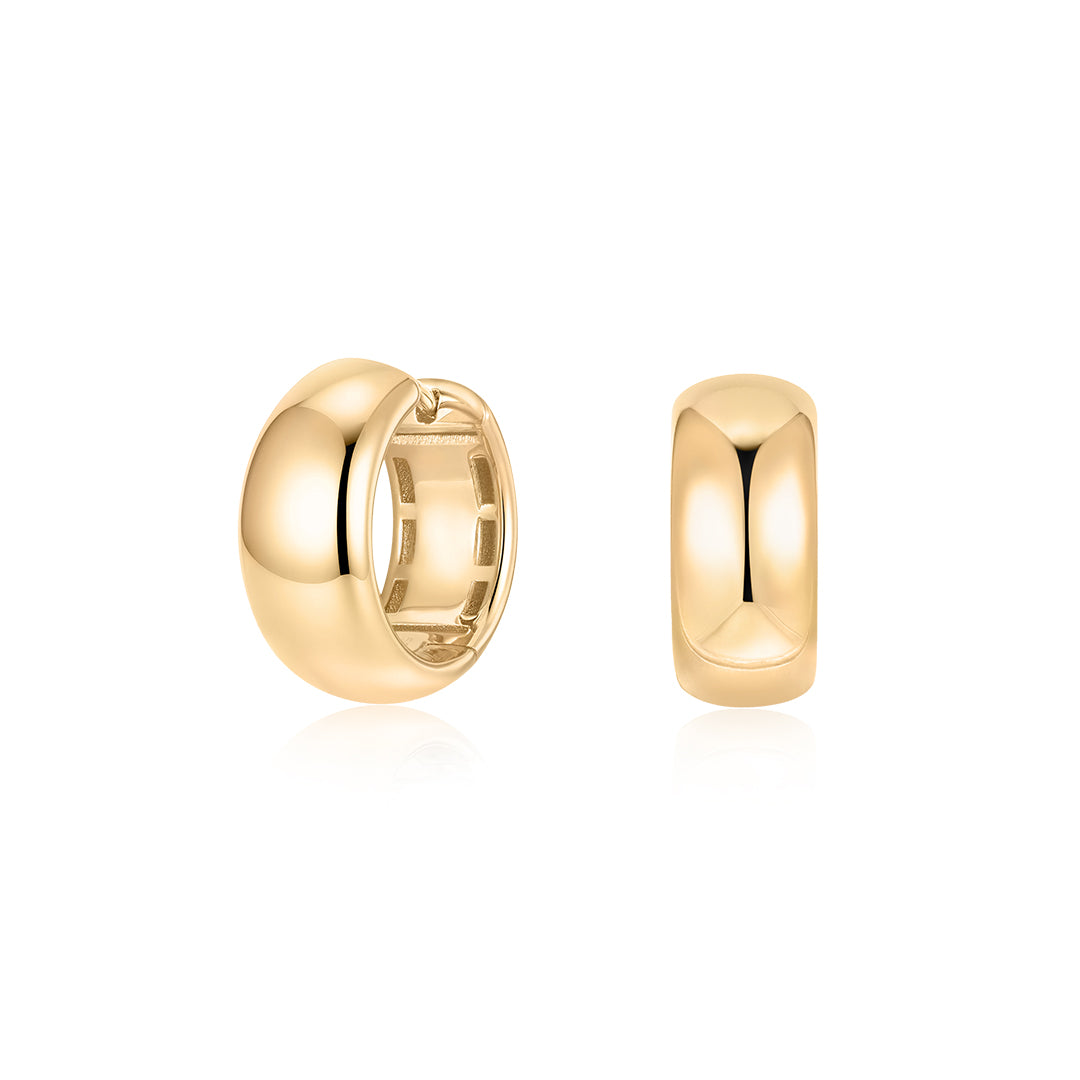 10mm Bold Classic Hoop Earrings