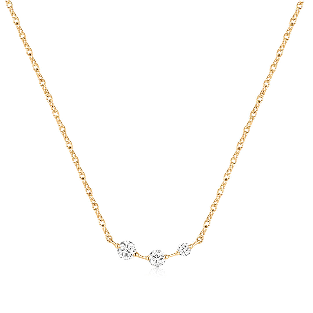 Lab-Grown Diamond Minimalist Station Necklace