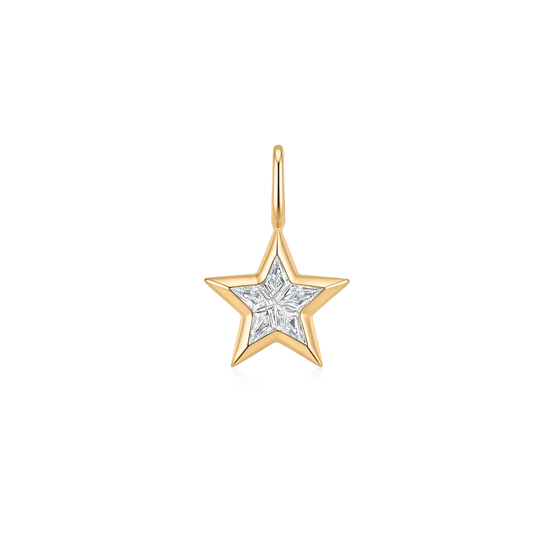 Kite-Cut Lab-Grown Diamond Star Charm