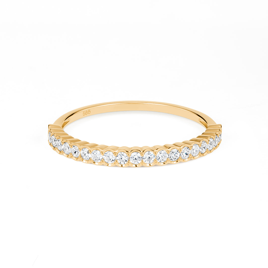 Classic Pavé Lab-Grown Diamond Wedding Ring