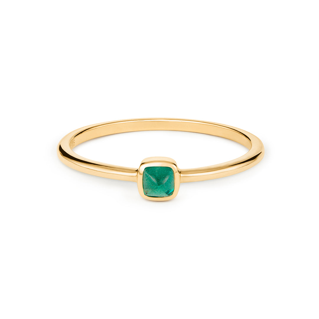 Birthstone Solitaire Stacking Ring