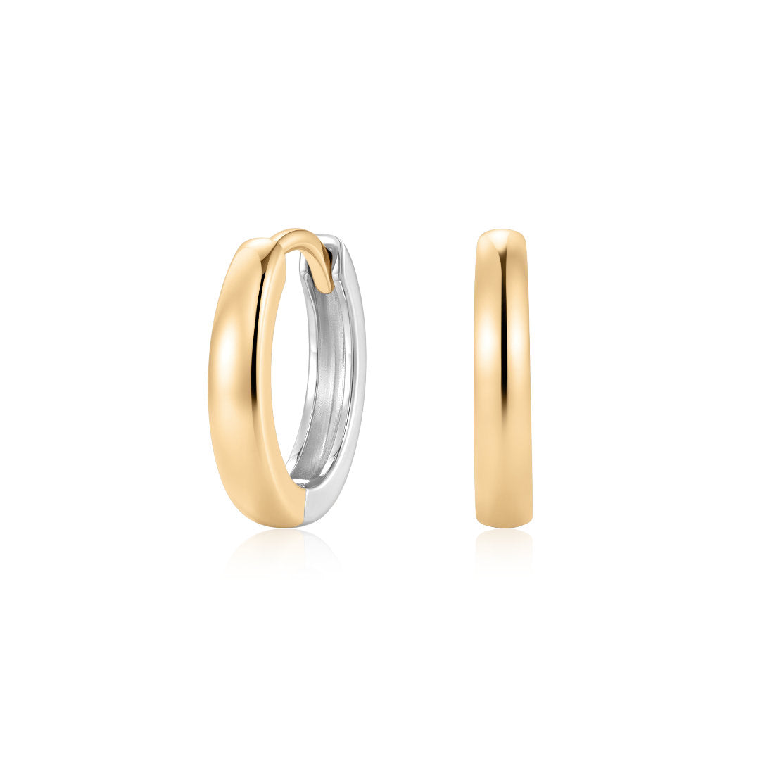 8.8MM Classic Huggie Hoops