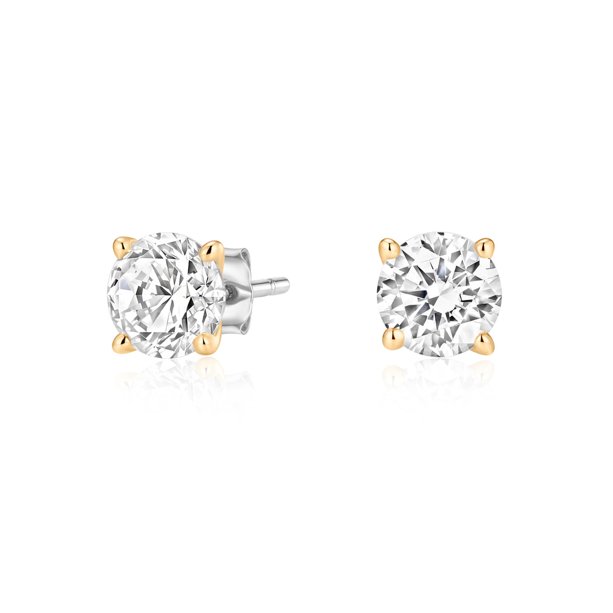 3MM Petite Lab-Grown Diamond Threadless Push-Fit Piercing Studs
