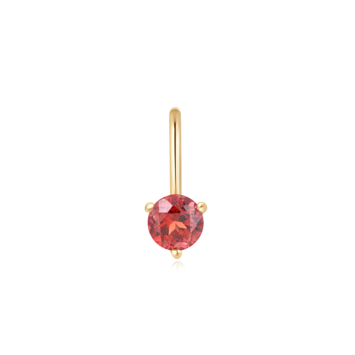 Round Dainty Charm Pendant