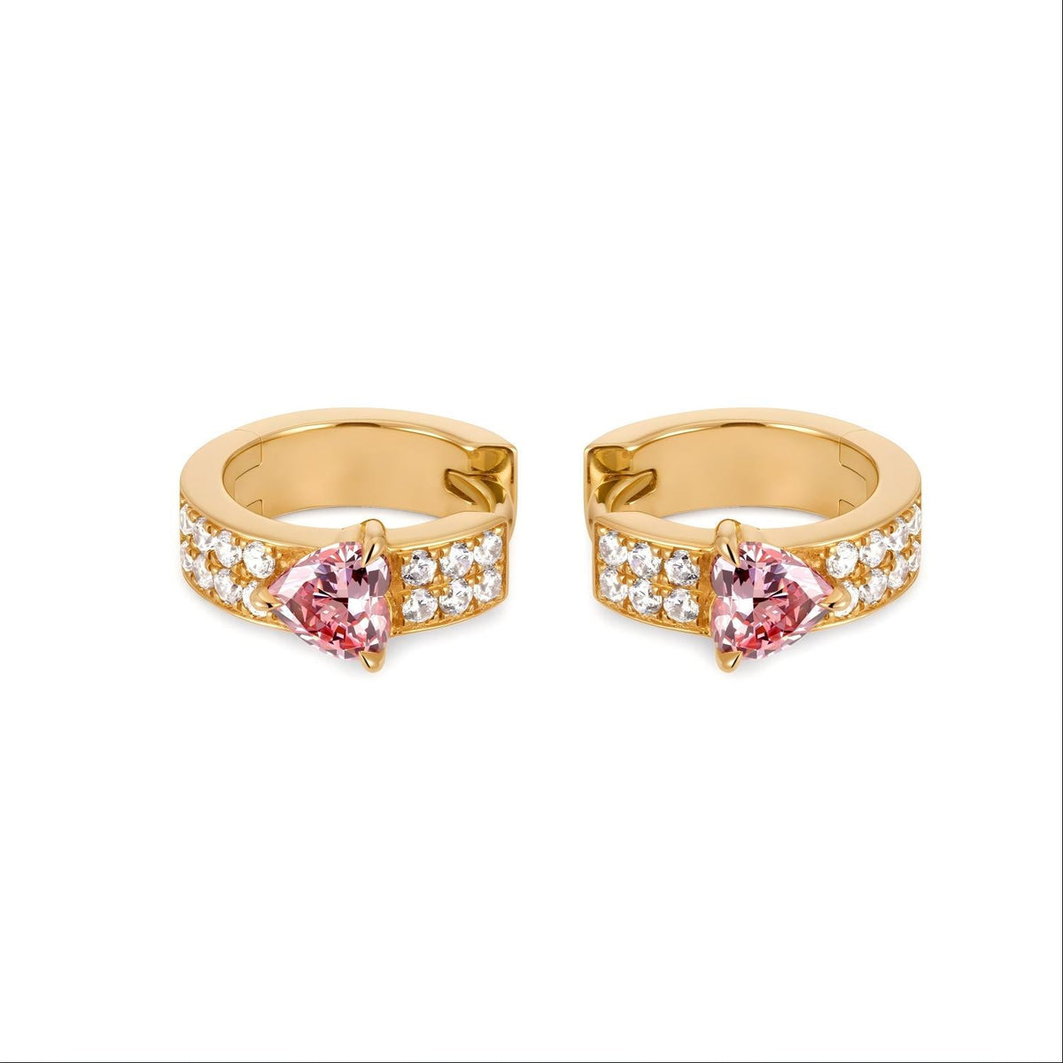 Round 3.01ct Natural + Pave Ring