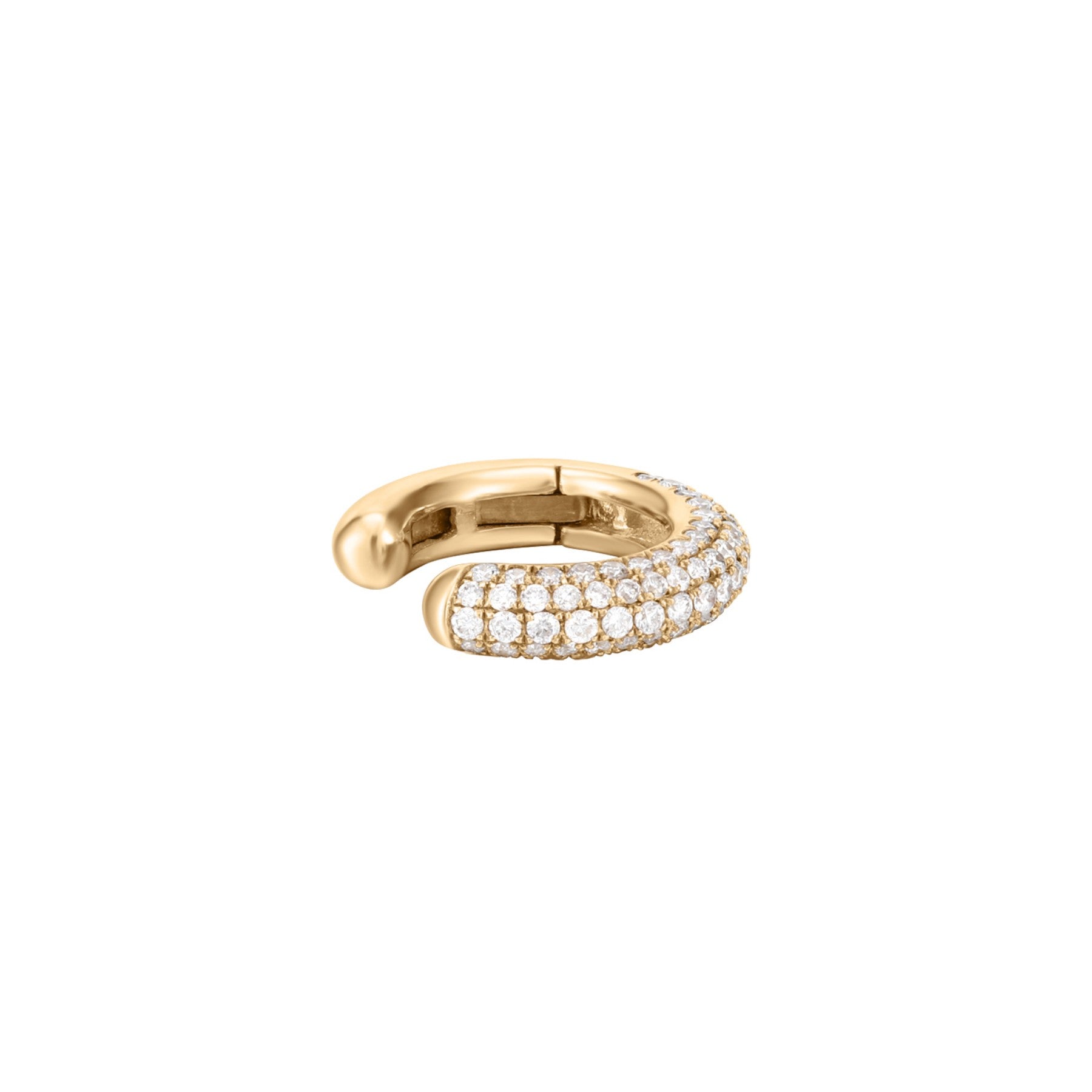 Pavé Lab-Grown Diamond Ear Cuff