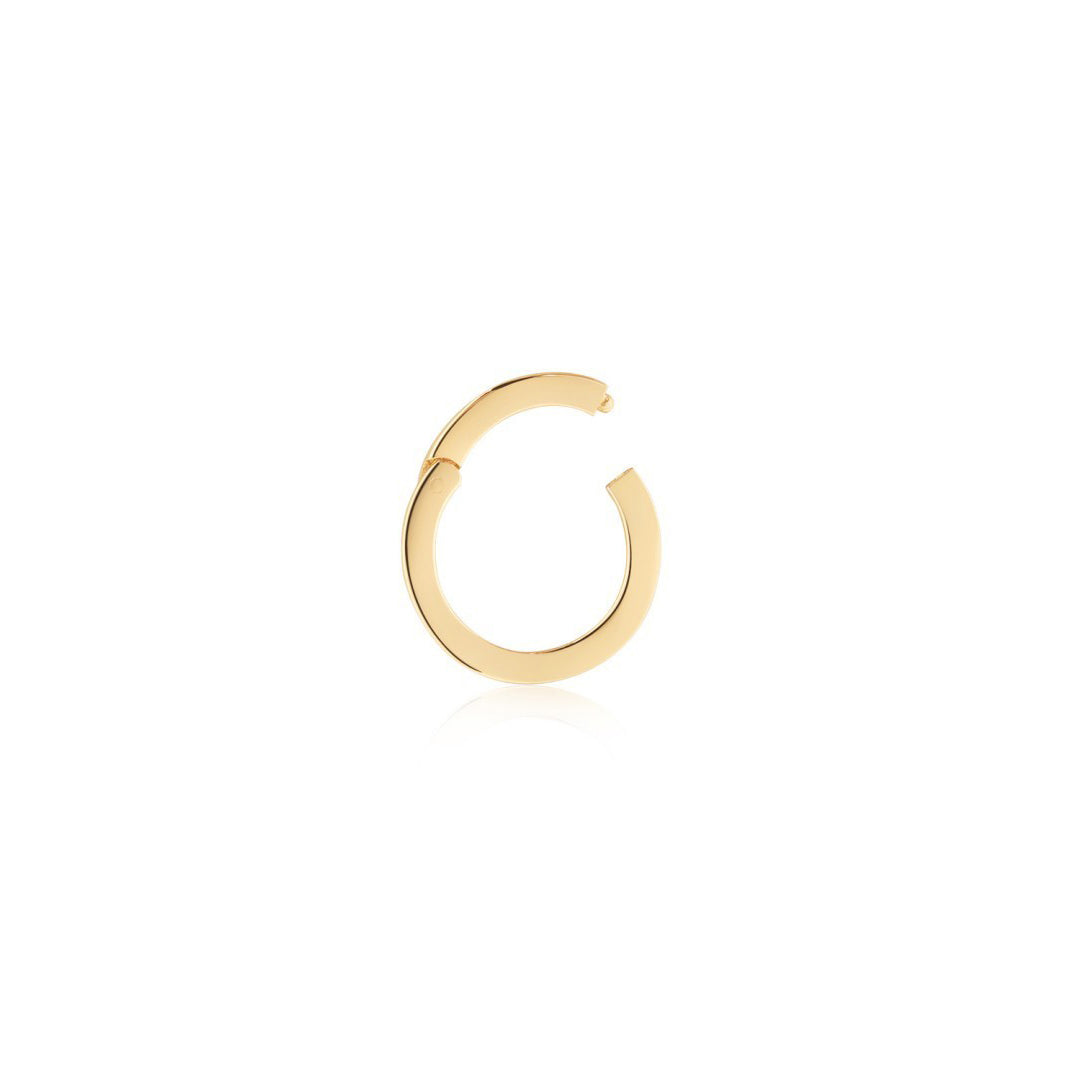 Round Gold Connector Clasp