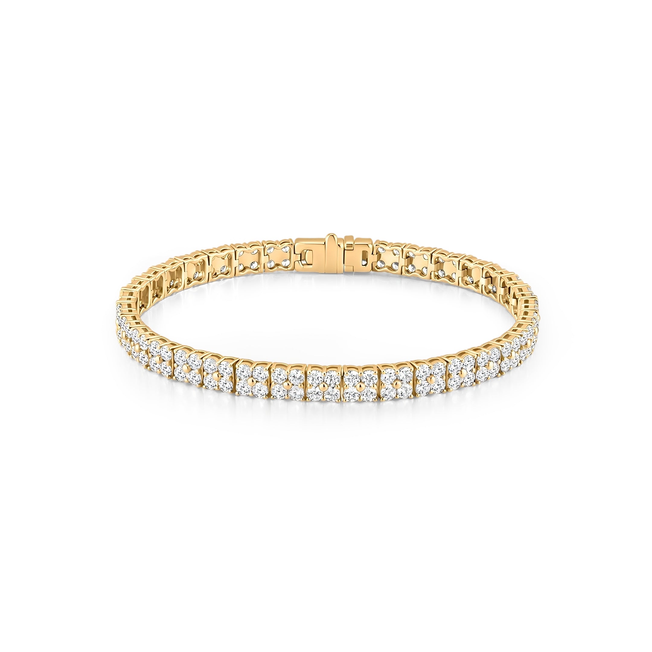 Double Line Lab-Grown Diamond Bracelet