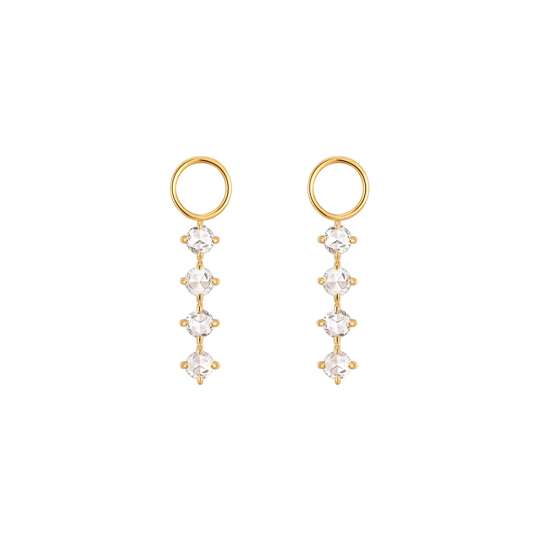 Lab-Grown Diamond Drop Charm for Huggies