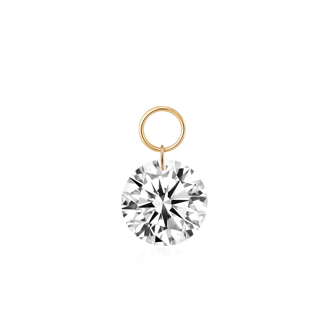 Round Lab-Grown Diamond Charm